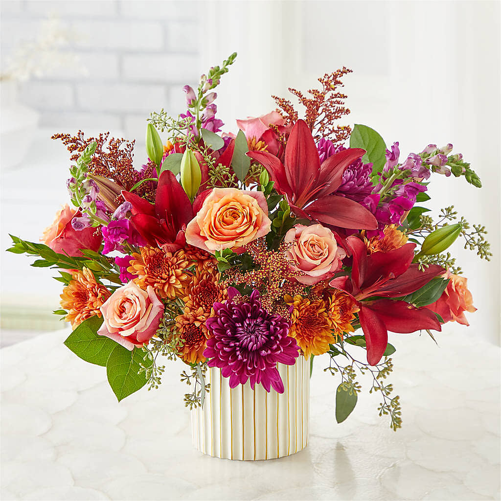 Burgundy Landscape Bouquet – JAN'S FLOWER BOUTIQUE, Thibodaux LA
