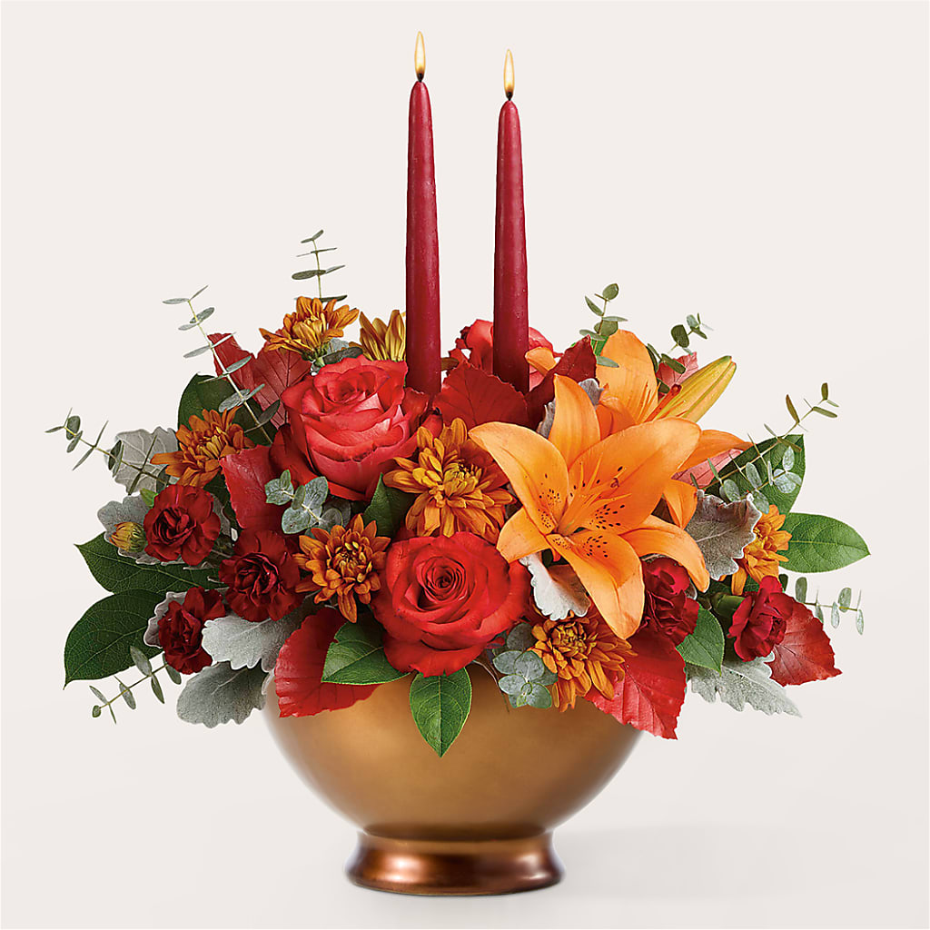 Fruits of Fall Centerpiece – JAN'S FLOWER BOUTIQUE, Thibodaux LA