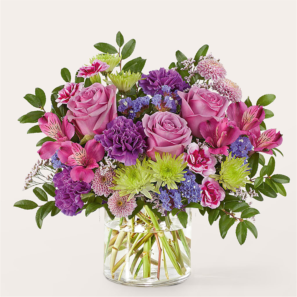 Glass Half Full Bouquet – JAN'S FLOWER BOUTIQUE, Thibodaux LA