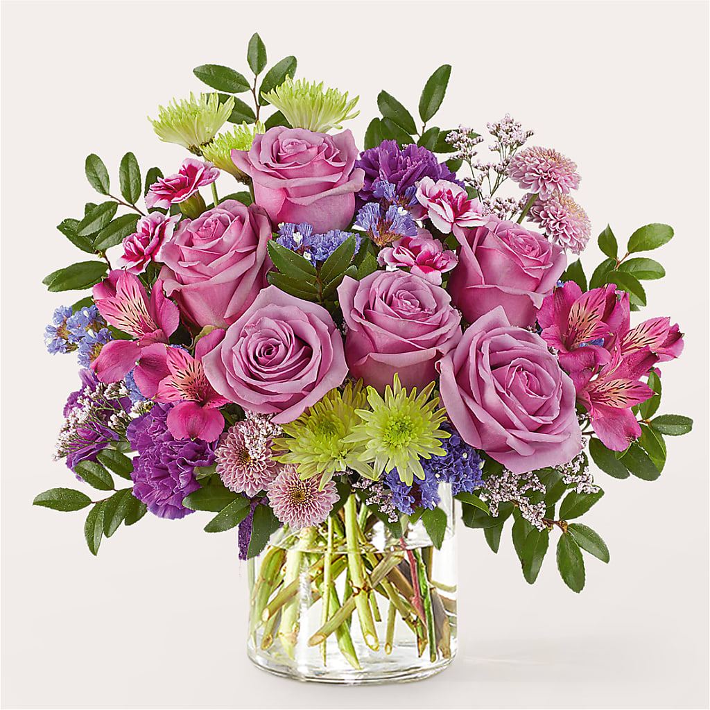 Glass Half Full Bouquet – JAN'S FLOWER BOUTIQUE, Thibodaux LA