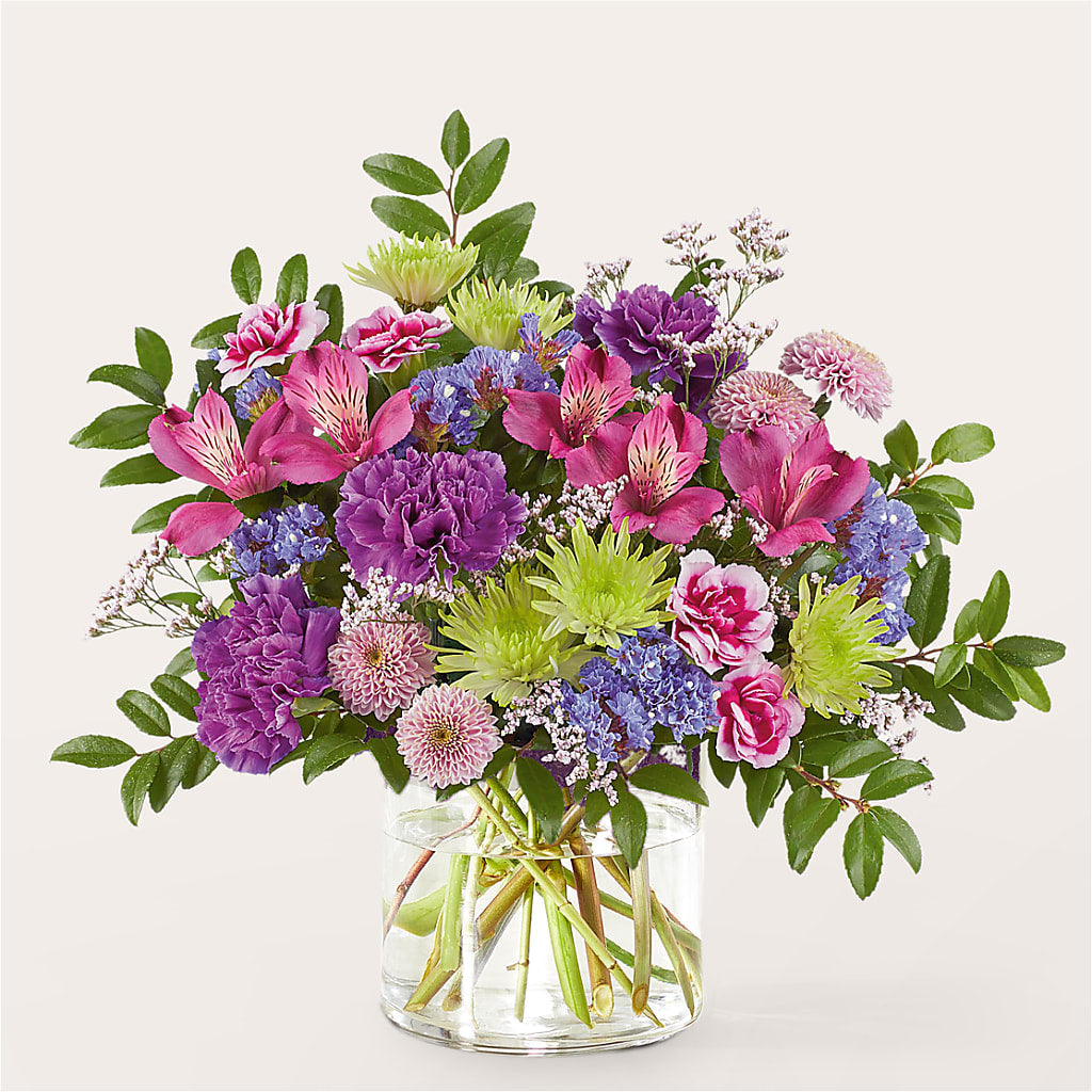 Glass Half Full Bouquet – JAN'S FLOWER BOUTIQUE, Thibodaux LA